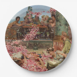 Plato De Papel Los Rosas de Heliogabalus (antiguo lujo romano)