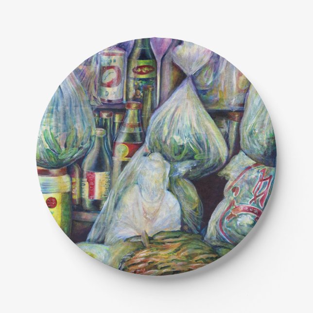 Plato De Papel Los sabores secos de Singapur (Anverso)