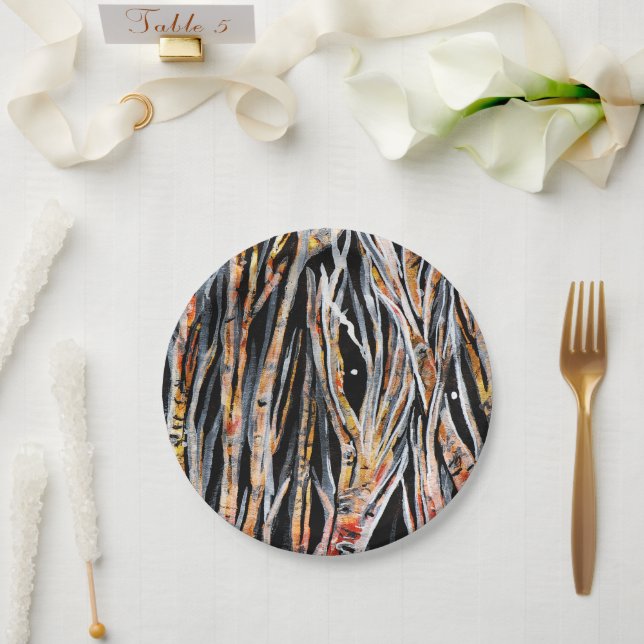 Plato De Papel Los Silenciosos (Boda)