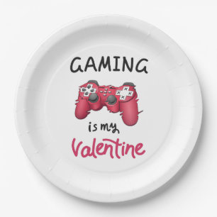 Plato De Papel Los videojuegos son mi San Valentín