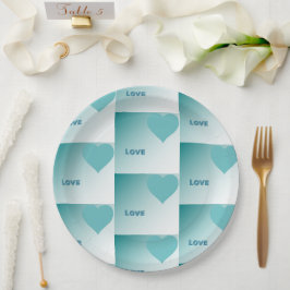 Plato De Papel Love.