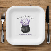 Love is Brewing Cauldron Halloween Bridal Shower