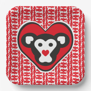Plato De Papel LOVE MONKEY LOVE SPECIAL by Masanser