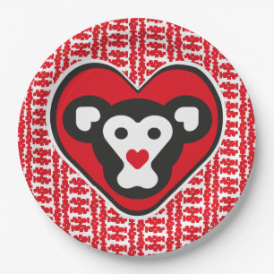 Plato De Papel LOVE MONKEY LOVE SPECIAL by Masanser