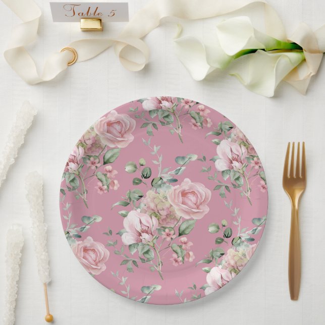 Plato De Papel Love Shack Fiance Garden Tea Fiesta Bridal Shower (Boda)