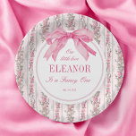 Plato De Papel Love Shack Vintage Fancy ONE Chica Cumpleaños<br><div class="desc">Love Shack Vintage Fancy ONE Chica Birday Paper Plate</div>