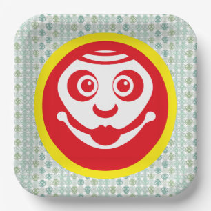 PLATO DE PAPEL LOVE THE SMILES BY MASANSER