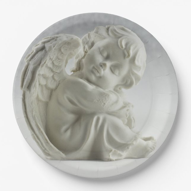 Plato De Papel Lovely Angel Paper Plate (Anverso)