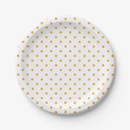 Plato De Papel Luau Plates | Puntos de oro