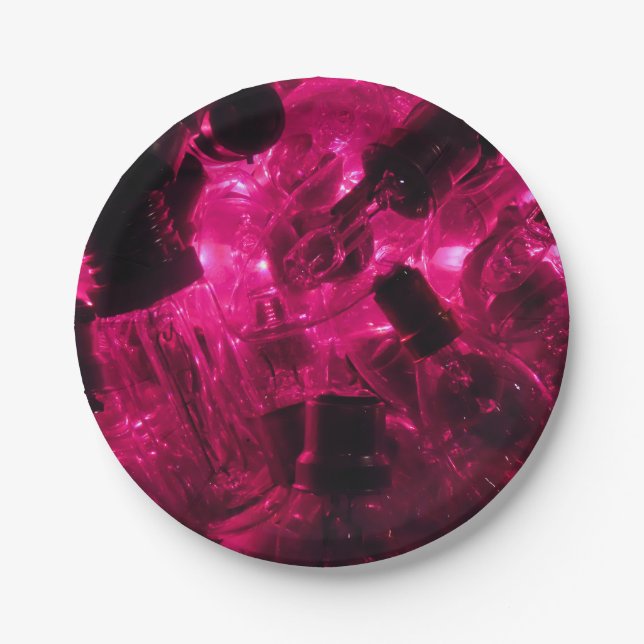 PLATO DE PAPEL LUCES (Anverso)