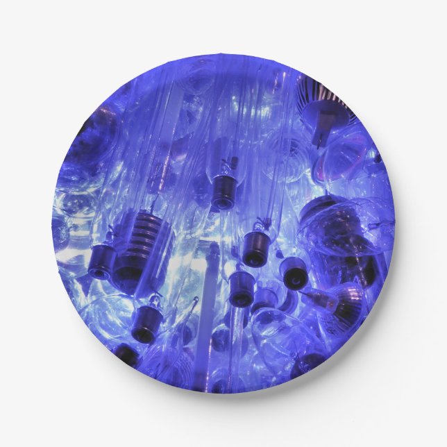 PLATO DE PAPEL LUCES (Anverso)