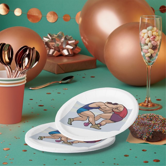 Plato De Papel Lucha contra Bout (Subido por el creador)