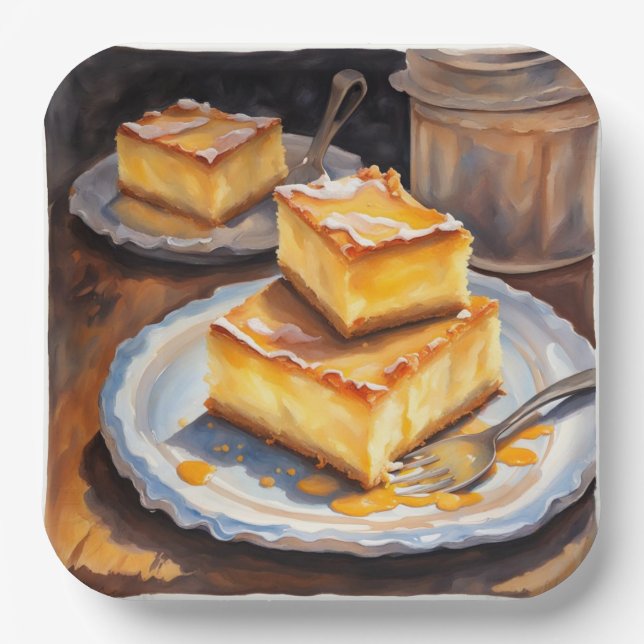 Plato De Papel lugar de fiesta (Anverso)