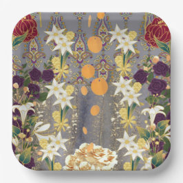 Plato De Papel lugar de la fiesta de bodas