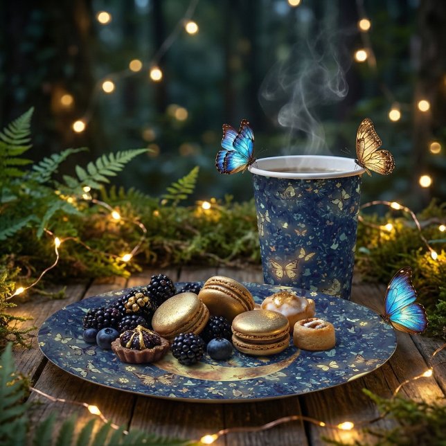 Plato De Papel Lunar Glow Celestial Moon (Subido por el creador)