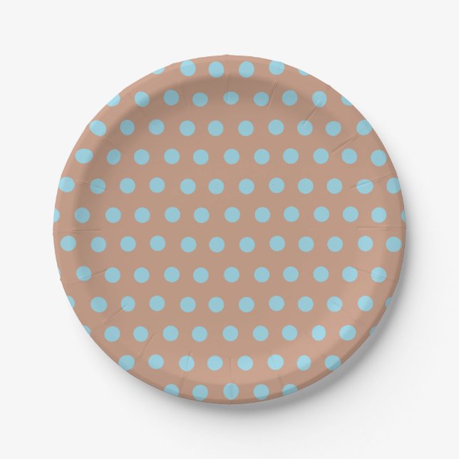 Plato De Papel Lunares 1 (Anverso)