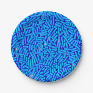 Plato De Papel Lunares Azules Lunares Azules