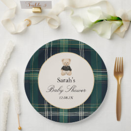 Plato De Papel Luxury Baby Shower Boy