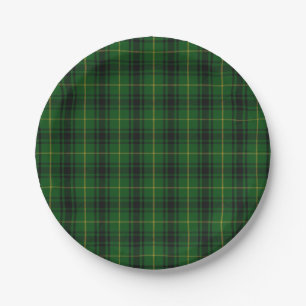 Plato De Papel MacArthur Clan Tartan Plaid Paper Plate