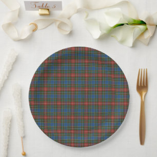 Plato De Papel MacBeth A Scottish Clan Tartán