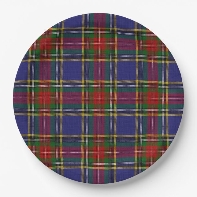 Plato De Papel MacBeth Tartan (Anverso)