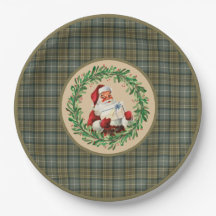 MacKellar Clan Tartán y Santa Wreath