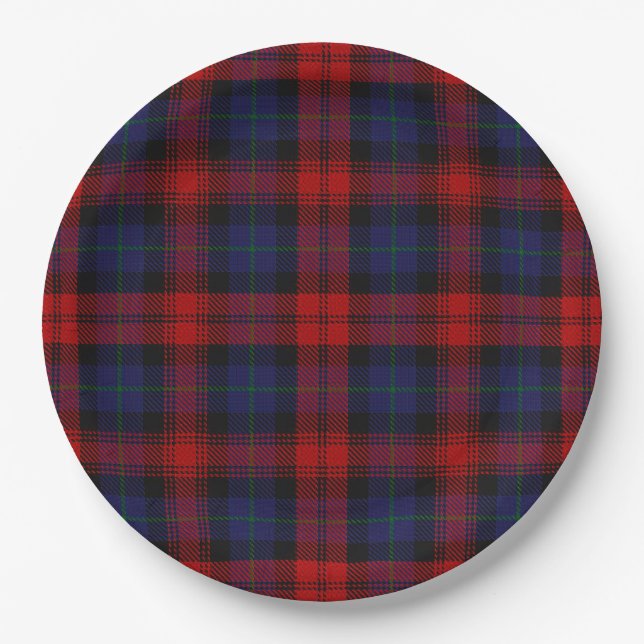 Plato De Papel MacLachlan Tartan (Anverso)