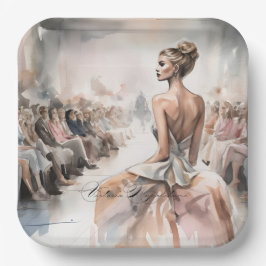 Plato De Papel Mademoiselle