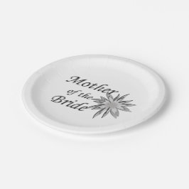 Plato De Papel Madre de la novia