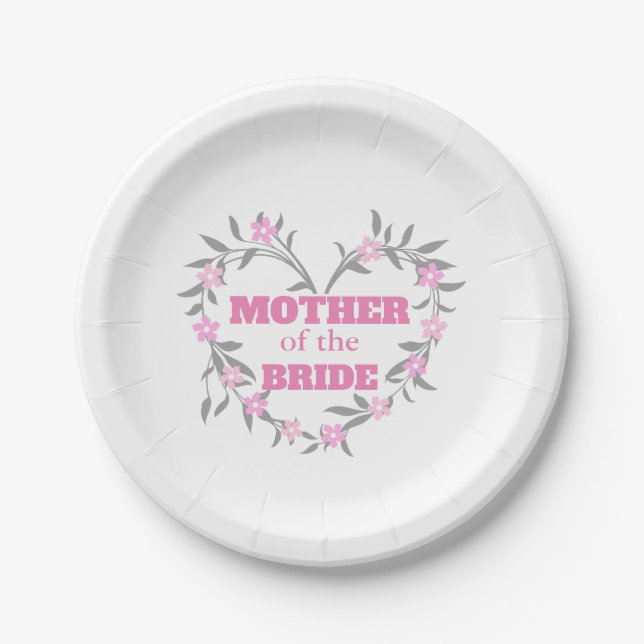 Plato De Papel Madre de la novia (Anverso)