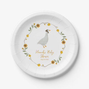Plato De Papel Madre Goma Nursery Rhyme Sunflower