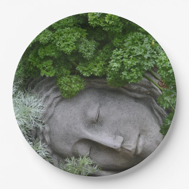 Plato De Papel Madre Naturaleza (Anverso)