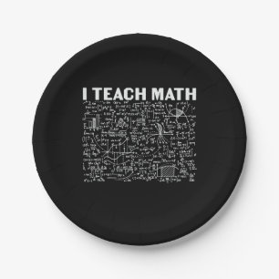 Plato De Papel Maestra: Enseño matemática