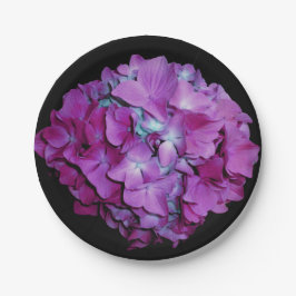 Plato De Papel Magenta Hydrangea