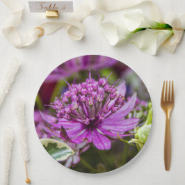 Plato De Papel Magia exquisita de las flores #1