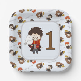 Plato De Papel Magical HARRY POTTER™ y Hogwarts Cumpleaños