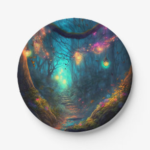 Plato De Papel Magnífica Princesa de hadas Fantasy Pixie Dust Fie