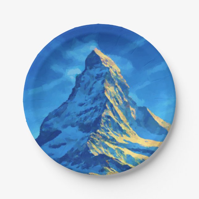 Plato De Papel Majestic Matterhorn (Anverso)