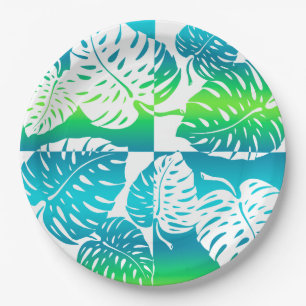 Plato De Papel Makua Monstera Tropical Hawaití Strike Blend