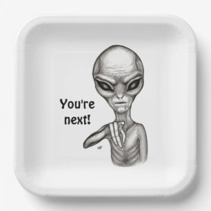 Plato De Papel ¡Mala Alien, eres la siguiente!