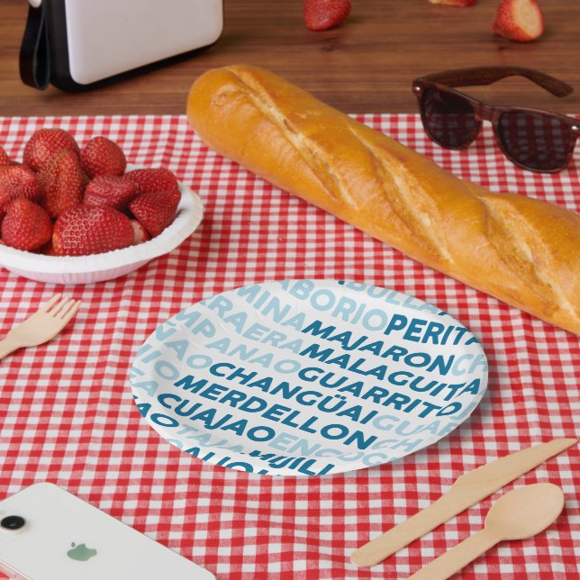 Plato De Papel Malaguita (Picnic)