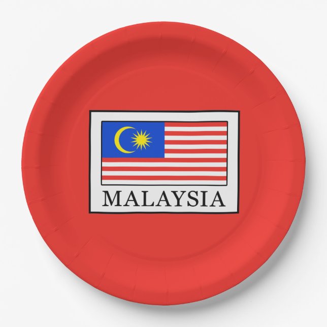 Plato De Papel Malasia (Anverso)