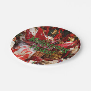 Plato De Papel ¡Maligayang Pasko! Feliz Navidad en tagalo