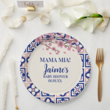 Mama Mia Fiesta de Bebé Flor de Cerezo