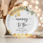 Plato De Papel Mamá para abestar burbuja abeja ducha de bebé<br><div class="desc">Mami to bee bumble abeja ducha de bebé Papel Placas de juego disponibles.</div>