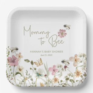 Plato De Papel Mamá para comprar Baby Shower