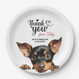 Plato De Papel Manchester Terrier