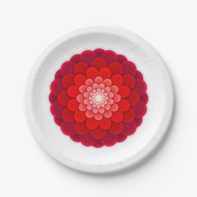 Plato De Papel Mandala-58566 (Anverso)