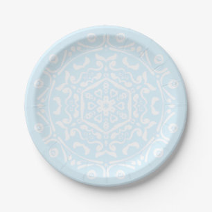 Plato De Papel Mandala ártica