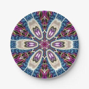 Plato De Papel Mandala única